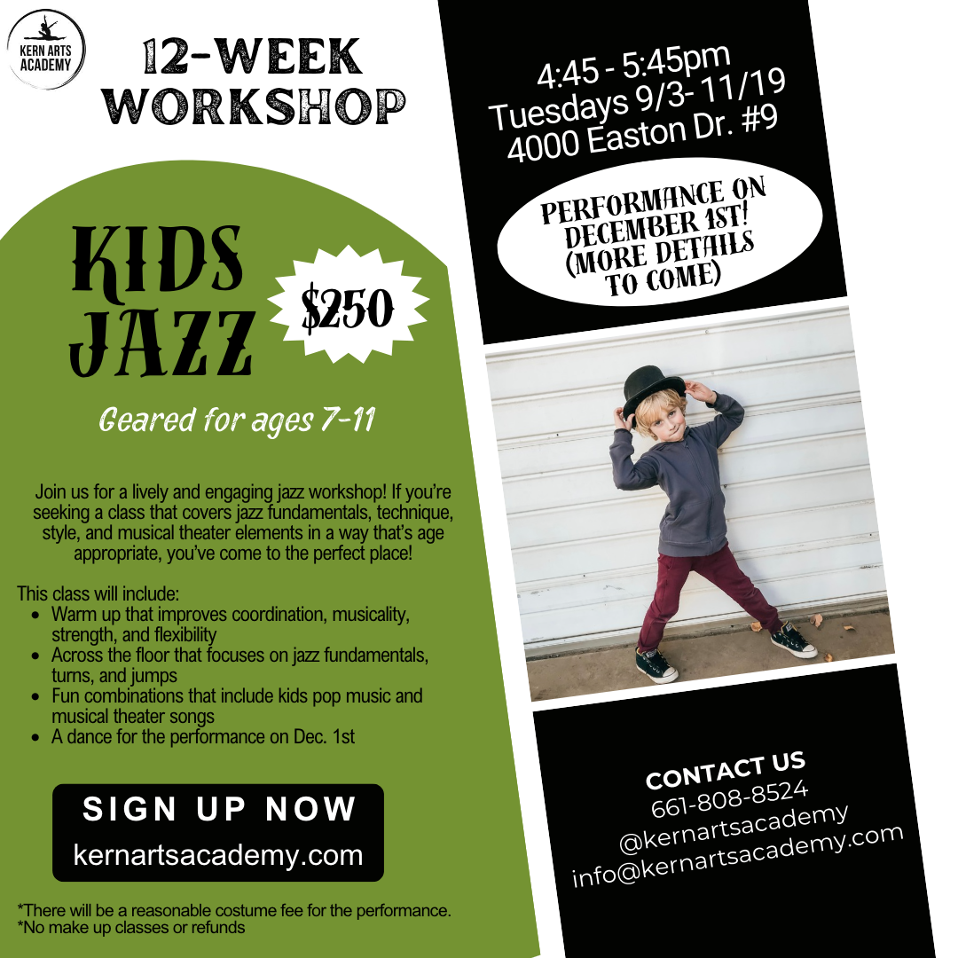 12-Week Kids Jazz Workshop 2024