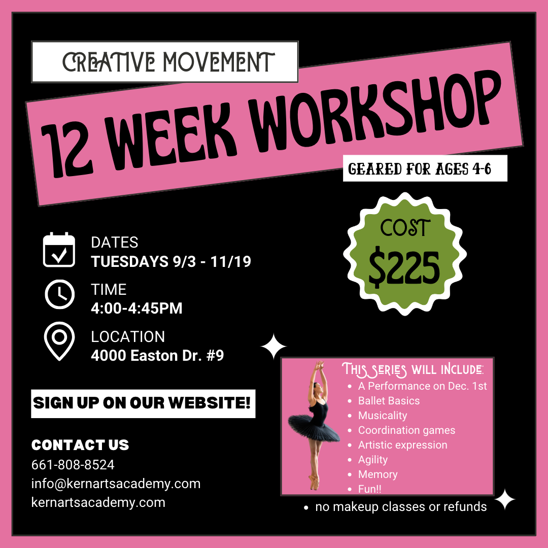 Creative Movement 12 - Week Workshop 2024